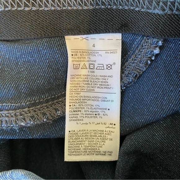 Old Navy women's size 4 super skinny WOW jeggings MEDIUM wash - Picture 5 of 8